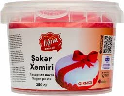 ILGIM ŞƏKƏR XƏMİRİ 250 Q QIRMIZI
