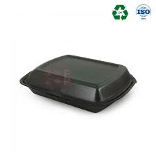 2 Bölməli Qara Lunch Box K-190 50/50 Konteyner (Zapayka üçün