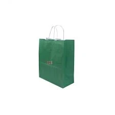 Burğu saplı paket 200 mm x 100 mm x 240 mm (Yaşıl)